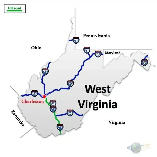 WV trucking routes